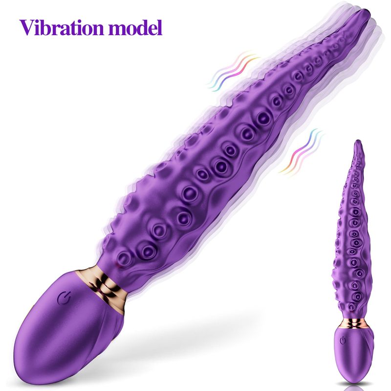 Gode rotatif réaliste à quatre-vingts doigts – Vibromasseur double tête, stimulateur du point G et du clitoris avec 9 modes, jouets pour adultes_voghion.com
