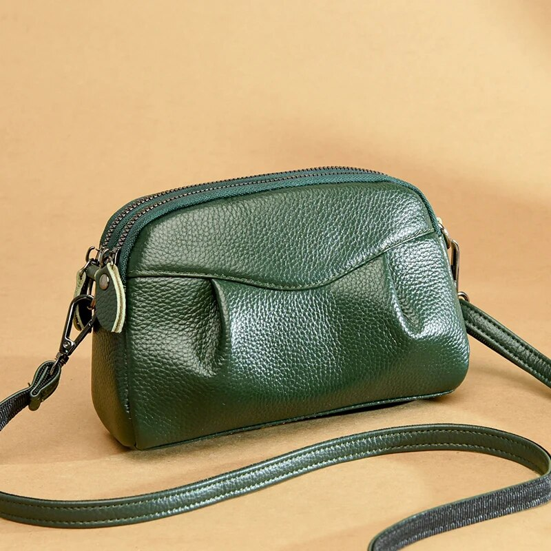 Borsa a tracolla in vera pelle 100% per borse a tracolla da donna 2023 Borsa a tracolla firmata femminile in tinta unita Messenger Tote Sac_voghion.com