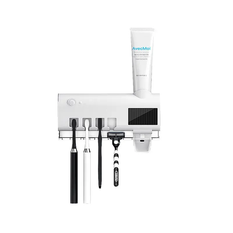 Solar Eco Storage Box - Multifunction USB Toothbrush Charger_voghion.com