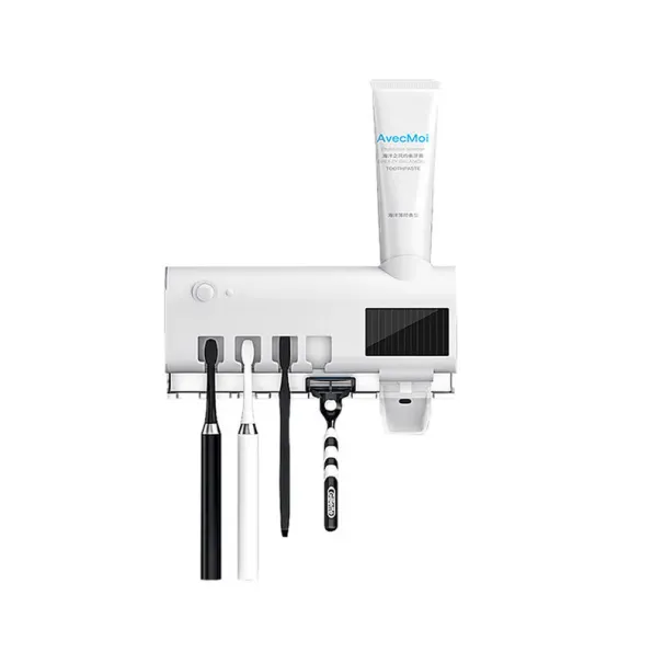 Solar Eco Storage Box - Multifunction USB Toothbrush Charger_voghion.com