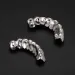 Grillz Griglie Dentali Bocca Personalizzazione Esclusiva Moissanite Denti Ghiacciati Hop Sier Apparecchi Decorativi Dia Reale Bg_voghion.com