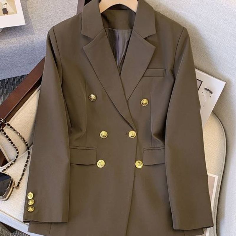 Women's Clothing fashionable temperament loose high end suit slim tops age reducing suit jackets _voghion.com