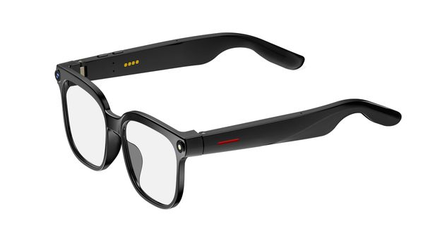 Óculos Inteligentes M02: Assistente de IA, Câmera HD, Chamadas Bluetooth 5.3, Bateria de 300 mAh, Resistência à Água IP65, Câmera Pix de 100 W, 2 Horas de Música, 4 Horas de Conversação_voghion.com