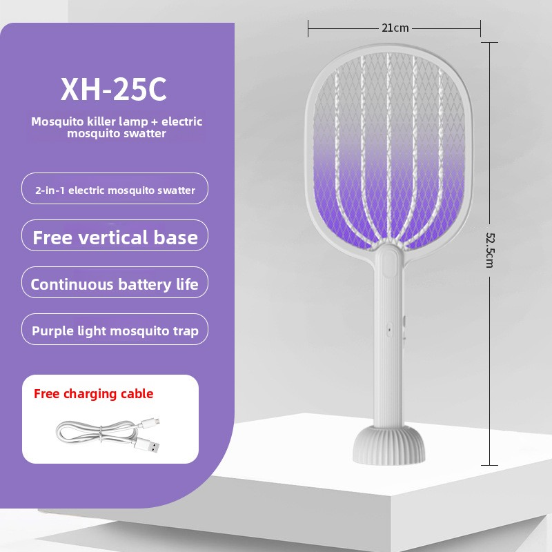 Rechargeable 2-In-1 Mosquito Killer Lamp & Electric Bug Zapper – USB Charging Insect Killer With UV LED Attraction (Indoor/Outdoor Use)_voghion.com