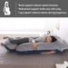 62-Inch U-Shape Pregnancy Maternity Pillow For Full Body Support – Lightweight & Medium Soft, Ergonomic Design For Enhanced Sleep & Comfort_voghion.com