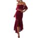Shengshi's New One Shoulder Lace Dress For Women, Fashionable Evening Gown, Slim Fit Christmas Thanksgiving Halloween Valentine's Day_voghion.com