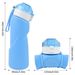 Bouteille d'eau pliable et portable en silicone de qualité alimentaire pour sports de plein air, grande capacité, créative_voghion.com