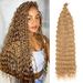 Deep Water Wave Crochet Hair Extensions – Europäischer und amerikanischer Stil, Kunstfaser, lockige Perücke_voghion.com