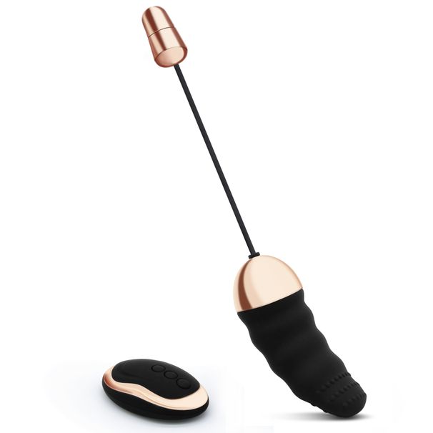 Vibratore sessuale senza fili con telecomando in silicone per coppie e masturbatore femminile_voghion.com