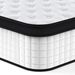 FULL Size 12 Inch Hybrid Mattress Individual Pocket Spring 7-Zoned Memory Foam Knitted Cover CertiPUR-US White_voghion.com