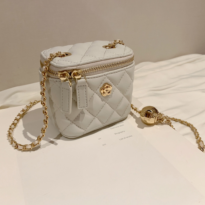 Licht luxe merk klassieke Camellia roosterketting damestas Mini schouder Crossbody Tote kleine vierkante tas_voghion.com