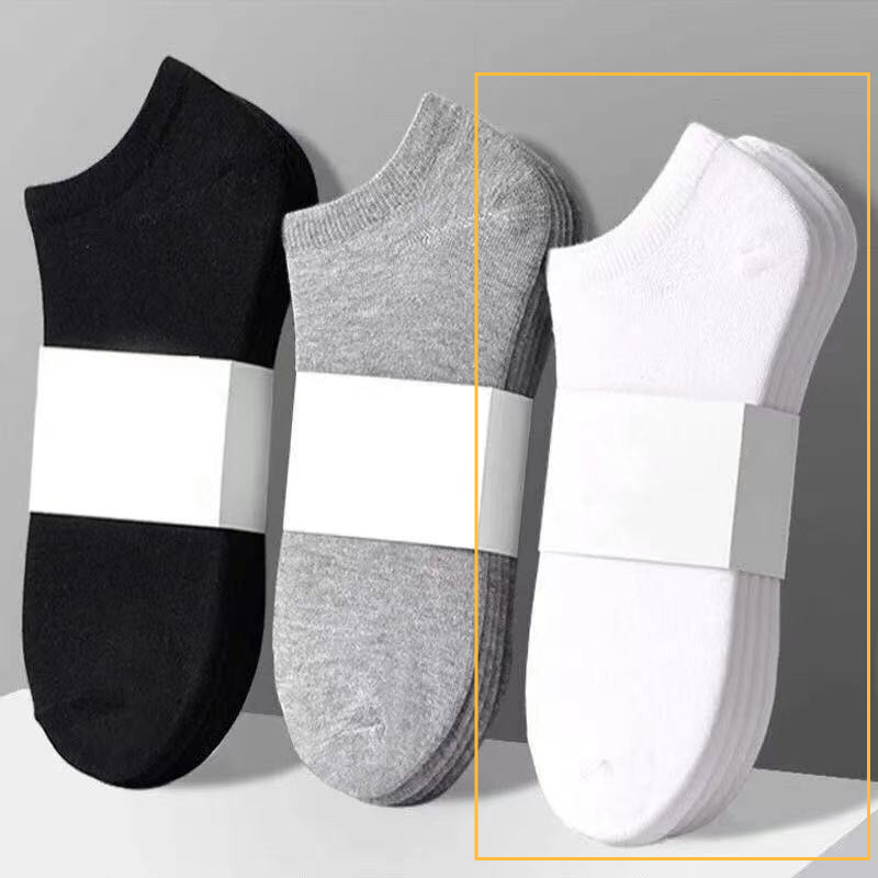 Skarpety Damskie letnie cienkie skarpetki w łódkę Jednolity kolor Jasne usta Niewidoczna oddychająca siateczka Antypoślizgowe krótkie skarpetki damskie w nowym stylu_voghion.com