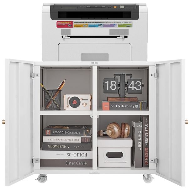 L Shelf Lateral File Storage Storage Printer For Home Ruote Mobile Con Porta Supporto Stampante Con Mobile Tavoli Da Ufficio Con Apertura_voghion.com