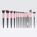15 Big Mac Makeup Brushes Set Black Gold Beauty Set GUJHUI_voghion.com