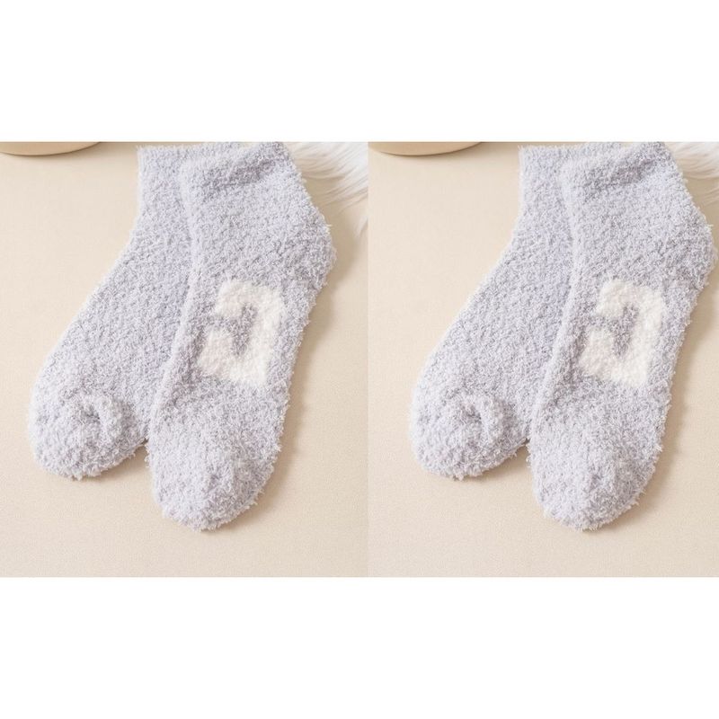 Chaussettes en peluche, à la mode, confortables, épaisses, chaudes et résistantes au froid_voghion.com