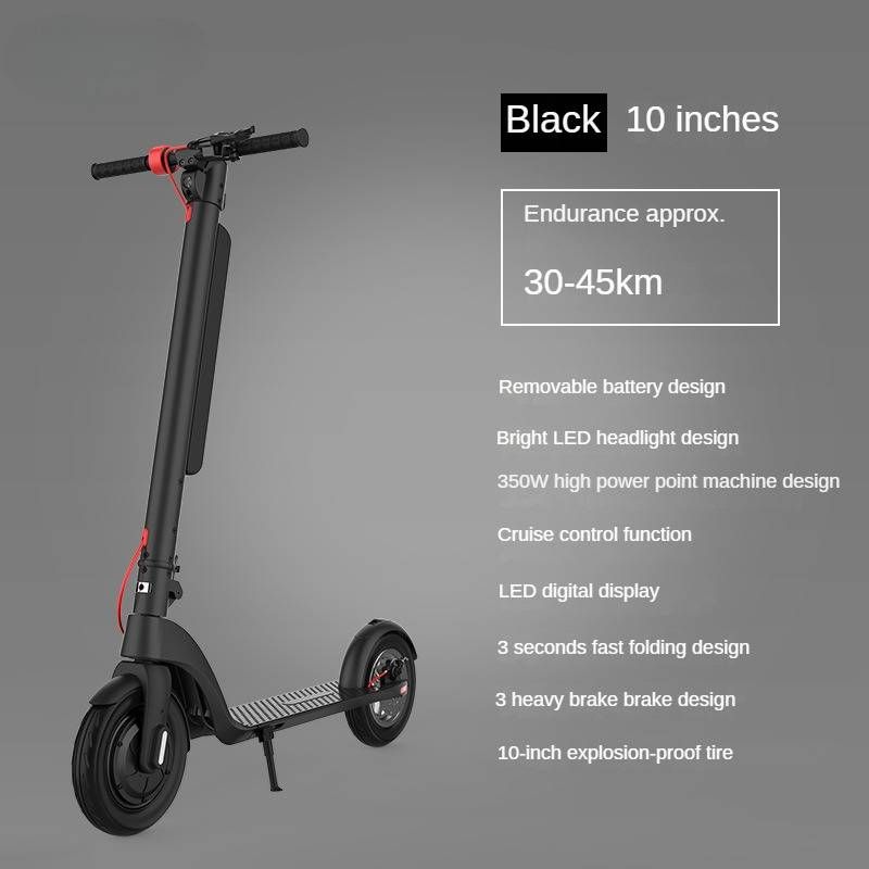 X8 36v 350w Electric Kick Scooter For Adult Moped 10Inch 10Ah Foldable Mobility Escooter Front Suspension EU Warehouse_voghion.com