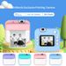 Kids Dual-Lens Instant Print Camera – 48MP HD Flip Screen With 2.0'' LCD, Includes Photo Paper & Strap (Pink/Blue/Green/Purple)_voghion.com
