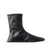 Echtes Leder Nischendesign Square Toe Elastic Bequeme flache Lazy Ankle Herbst Neue vielseitige schlanke Stiefel für Frauen_voghion.com
