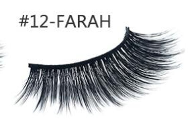3D Nerzhaar falsche Wimpern reine handgeklemmte Wimpern Magnetbox falsche Wimpern_voghion.com