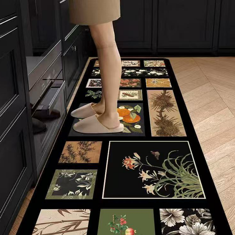 Home Furniture Household Diatom Mud Absorbent Quick Drying Kitchen Combination Mat Bathroom Dirt Resistant Wear Resistant Non Slip Foot Mat_voghion.com