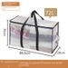 Moving Storage Bag - Extra Large Waterproof Foldable Duffel With Dual Zipper For Blankets & Clothes_voghion.com
