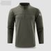 Men's & Women's Thermal Long Sleeve T-Shirt – Fleece-Lined Winter Base Layer, Stretchable & Breathable For Workwear & Activewear_voghion.com