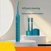 Sonic Magnetic Levitation Electric Toothbrush – 4 Modes, 40,000 RPM, UV-Coated, 36dB Quiet, 30-Day Battery (3 DuPont Brush Heads, Wireless Charging)_voghion.com