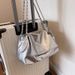 Bucket Bag 2025 Herbst Damen Crossbody Tragbare Schulter Weiches Leder Kleine Quadratische Tasche Modische Hundert Casual Täglich Einfache Pendler_voghion.com