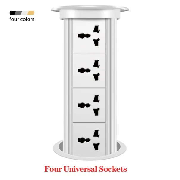 Automatische Pop-Up-Buchse EU UK US Universal Standard-Steckeradapter USB Typ-c Bluetooth Audio Lift Smart Home Appliance_voghion.com