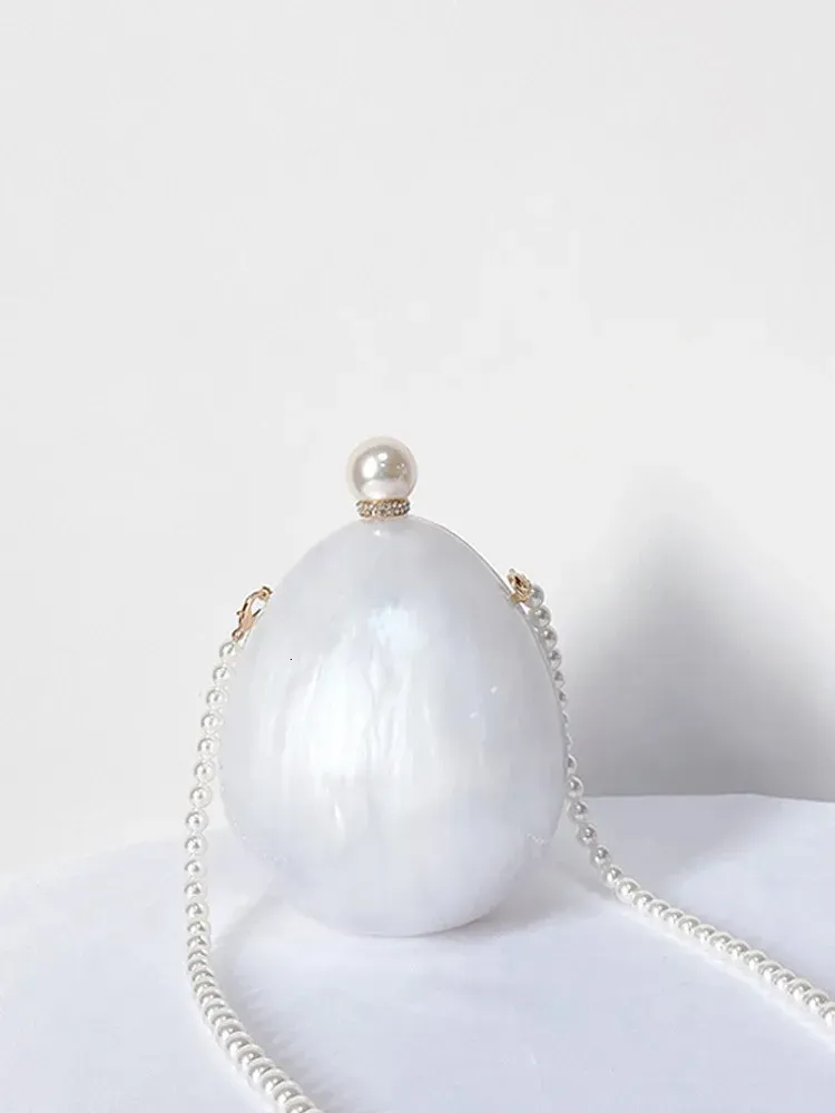 Perlų baltumo marmuro ovalo formos akrilo dėžutės sankabos piniginės vakariniai krepšiai vestuvėms „Rhie“ rankinės nuotakos PVC moteriškos mini piniginės krepšys_voghion.com