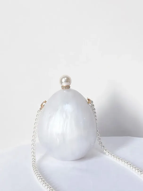 Perlų baltumo marmuro ovalo formos akrilo dėžutės sankabos piniginės vakariniai krepšiai vestuvėms „Rhie“ rankinės nuotakos PVC moteriškos mini piniginės krepšys_voghion.com