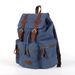 Sac à dos en toile pour ordinateur portable, bleu roi, fermeture éclair, poche dissimulée, style décontracté et polyvalent, idéal pour le quotidien._voghion.com