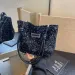 Frauen Pailletten Solide Shiny Stachels Eimer Griff Weibliche Casual Pendeln Schulter Pack Dame Weiche Große Kapazität_voghion.com