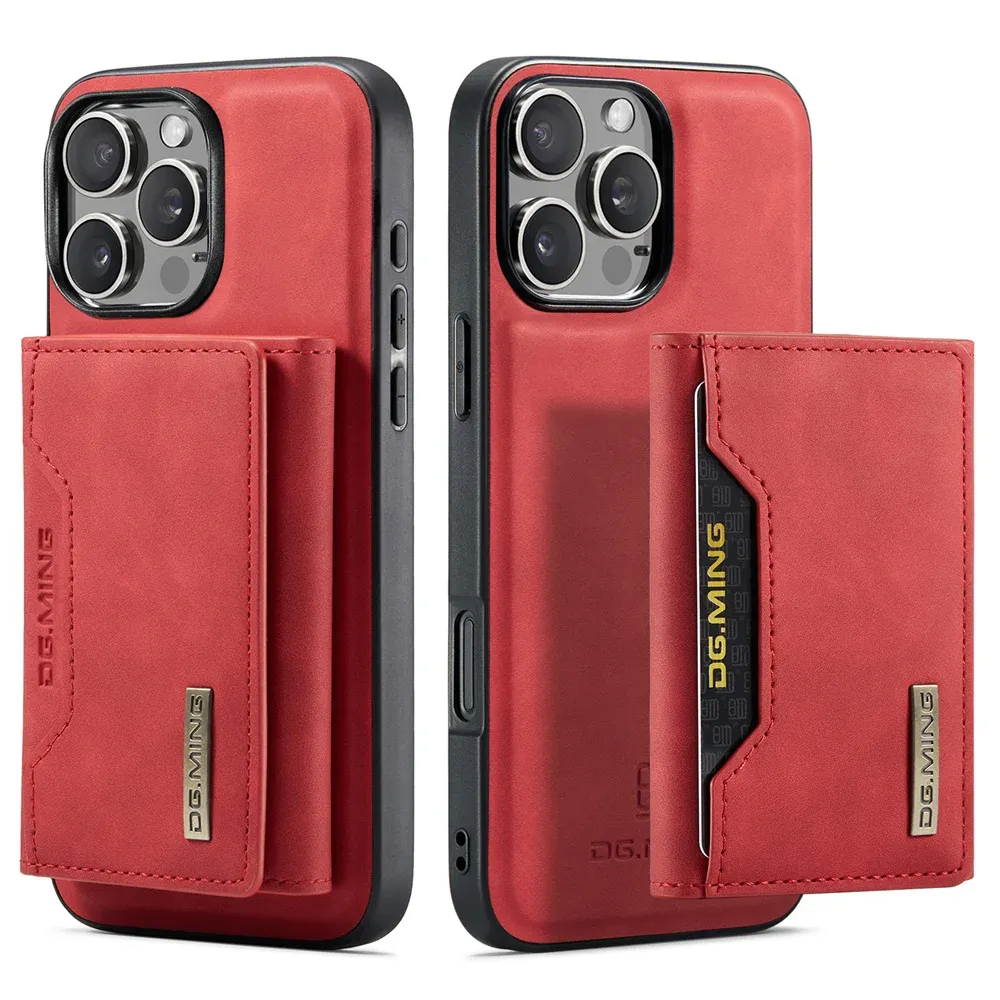 Funda 2 en 1 para iPhone 16, 15, 14, 13, 12, 11 Pro Max Plus, XS Max, XR, 8 Plus, SE 2022, funda de cuero magnética con tarjetero y bolsillo_voghion.com