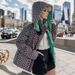Houndstooth padded jacket women's short style niche design cotton jacket ins style jacket_voghion.com