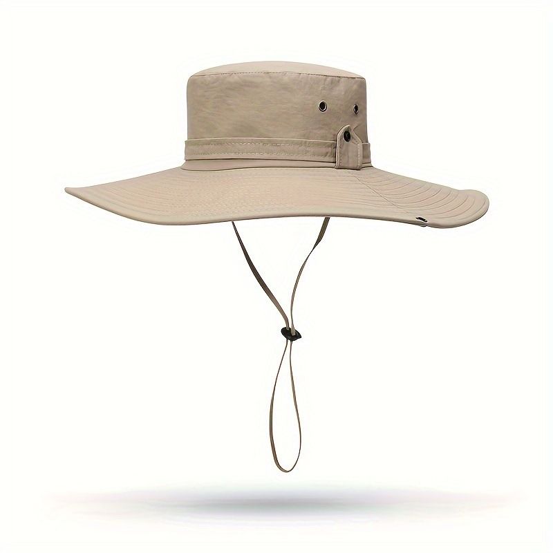 Neuer Sonnenhut mit vergrößerter Krempe für Herren mit großer Krempe, Sonnenschutz, Angelhut, Fischerhut, vielseitiger grenzüberschreitender Outdoor-Hut_voghion.com