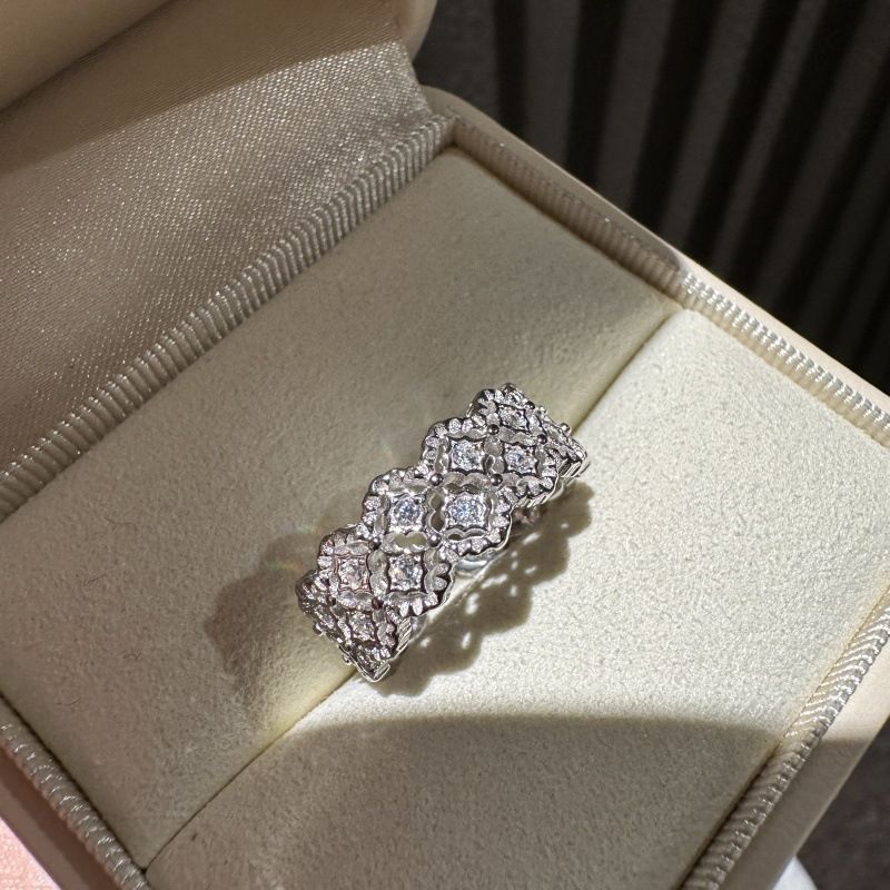 S925 Sterling Silver Medieval Lace Ring Light Luxury Simple Elegant Temperament Niche Design Vintage Pattern Ring_voghion.com
