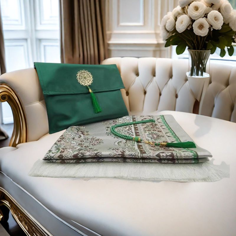 Home Textiel Export Maleis Indonesië Moslim Geschenk Reisdeken Set Opvouwbare Thuis En Buiten Dubbel Gebruik Aanbiddingsdeken_voghion.com