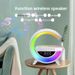 Blueooh Wireless Charging Mulifuncional Amosphere Nigh Ligh Alarm Clock Birhday Phone Desk Lamp Speaker_voghion.com