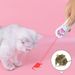 Laser Pointer Interactive Cat Chase Toy; USB Rechargeable Red Laser Light Pointer Training Tool_voghion.com