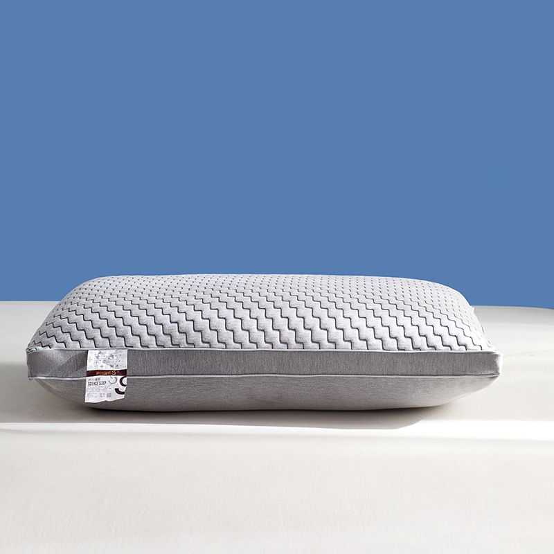 Knitted Soft Pillows For Sleeping, Support Bed Pillows, Fluffy Down Alternative Pillow 1PC_voghion.com