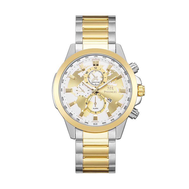 MIKE Round Pointer Quartz Sports Calendar Casual Men's Waterproof Watch_voghion.com