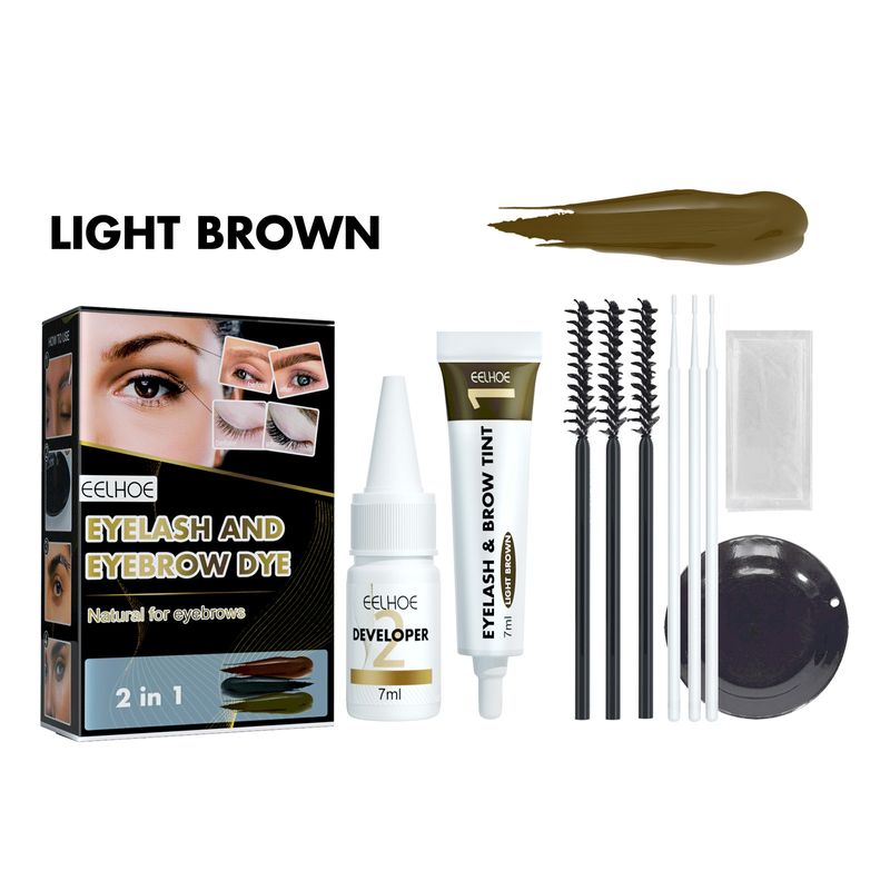2-in-1 Eyelash  Eyebrow Set Anti Sweating and Non dizziness Dyeing_voghion.com