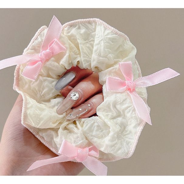 Fasce per capelli con fiocco, fasce per capelli a forma di cuore per ragazze dolci, accessori per capelli con coda di cavallo alta e rimbalzante_voghion.com