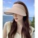 Cappello estivo da donna con tesa larga e bordo cavo, nuovo e multifunzionale_voghion.com