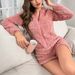Thickened Plush One-piece Comfortable Pajamas For Women In Autumn And Winter_voghion.com