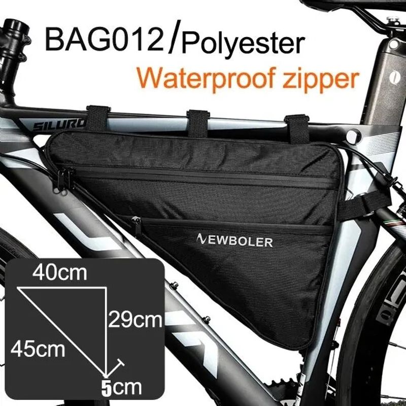 NEWBOLER Große Fahrrad-Dreieckstasche, Fahrradrahmen-Vorderrohrtasche, wasserdichte Fahrradtasche, Fahrradtasche, E-Bike-Werkzeugtasche, Zubehör_voghion.com