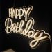 1 luce LED al neon liquida Happy Birthday, luce LED bianca calda da parete con interruttore, alimentatore USB, materiale plastico, 17,7 * 10,2 pollici_voghion.com