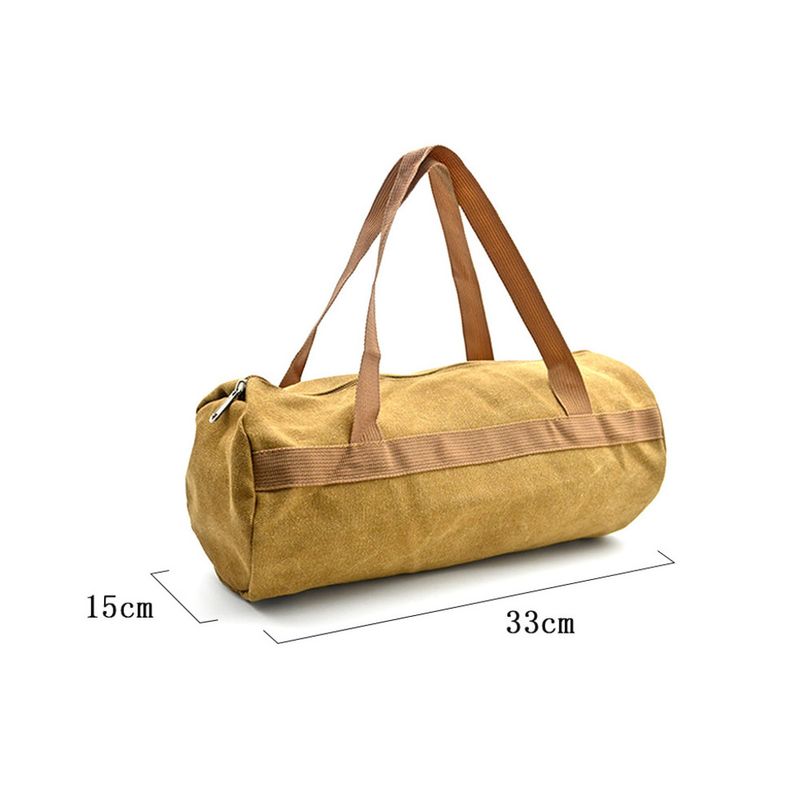 Rolltasche für Camping-Werkzeug – Robuster Zylinder-Organizer für Zeltheringe, Hammer und Seile | Wasserdichte, tragbare Tragetasche mit Schultergurt_voghion.com