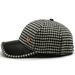 FS Summer Brand Plaid Baseball Caps Til Mænd Kvinder Designer Hat Brun Britisk Houndstooth Snapback Cap Homme_voghion.com